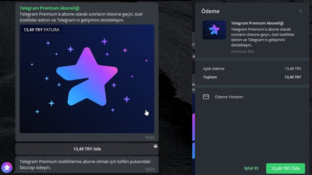 Telegram Premium Türkiye Fiyatı Belli Oldu! telegram premium türkiye fiyati - PC Hocası