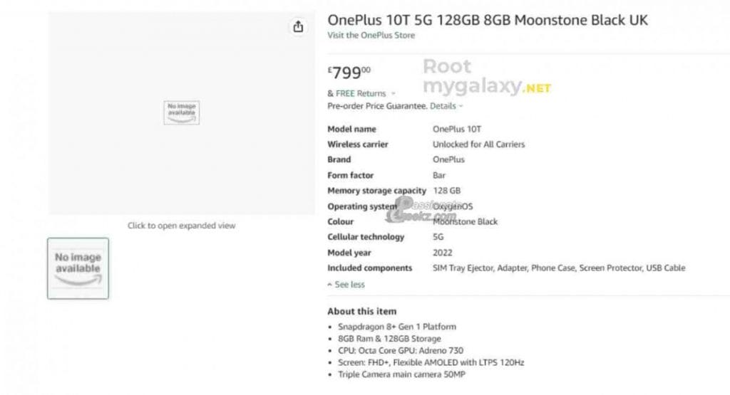Amazon, OnePlus 10T'nin Fiyatını Sızdırdı! oneplus 10t 5g amazon - PC Hocası