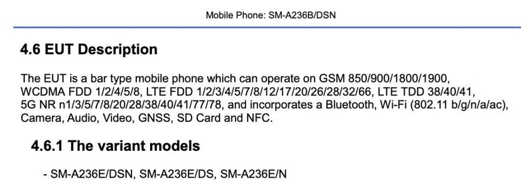 Samsung Galaxy A23 5G Geliyor: FCC Sertifikası Aldı! samsung galaxy a23 5g - PC Hocası