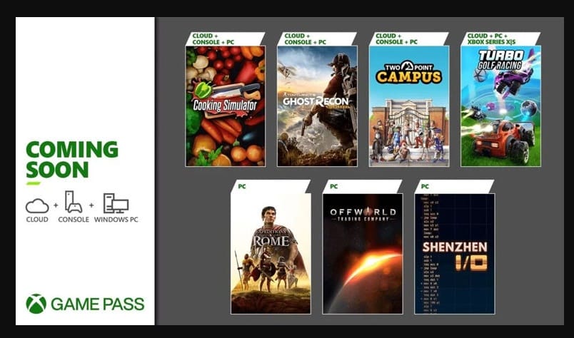 Xbox Game Pass Ağustos 2022