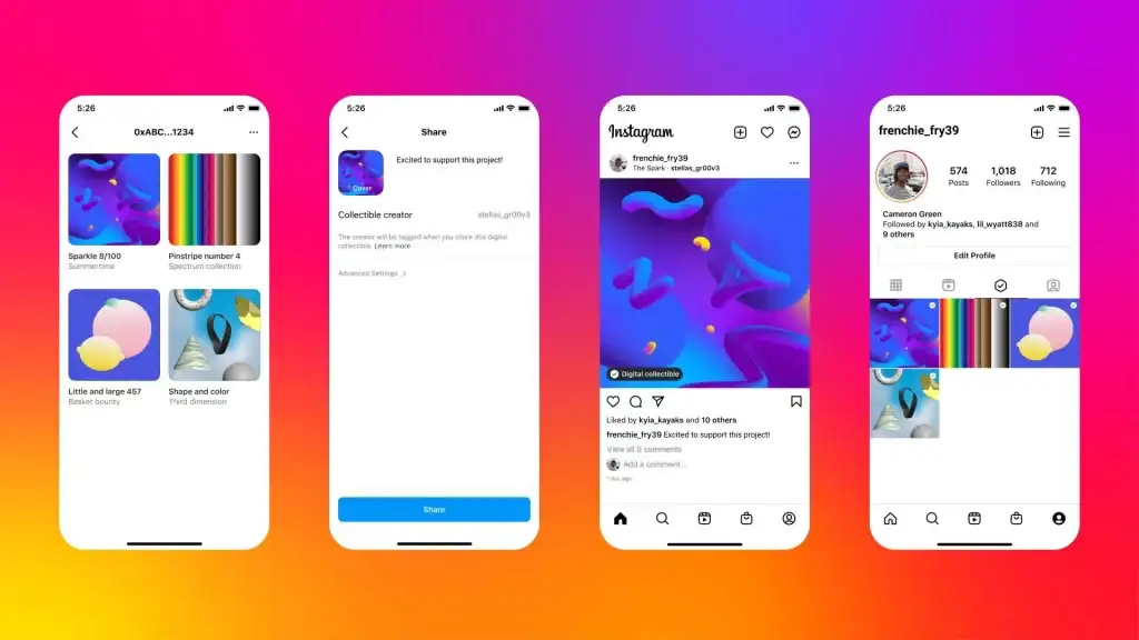 Artık Sahip Olduğunuz NFT'leri Instagram Profilinizde Paylaşabileceksiniz! instagram nft paylaşma 2 - PC Hocası