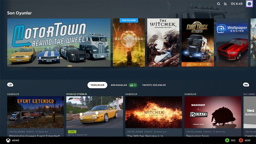 Steam, Geniş Ekran Modunun Tasarımını Değiştirdi! steam geniş ekran modu - PC Hocası