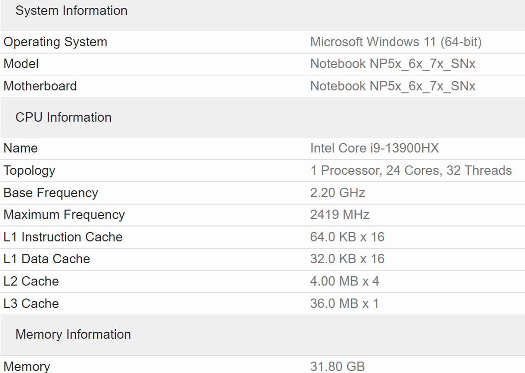 Intel Core i9 13900HX - PC Hocası