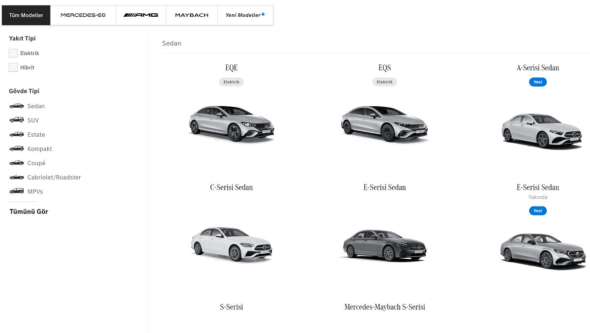 Mercedes Benz Online Satış