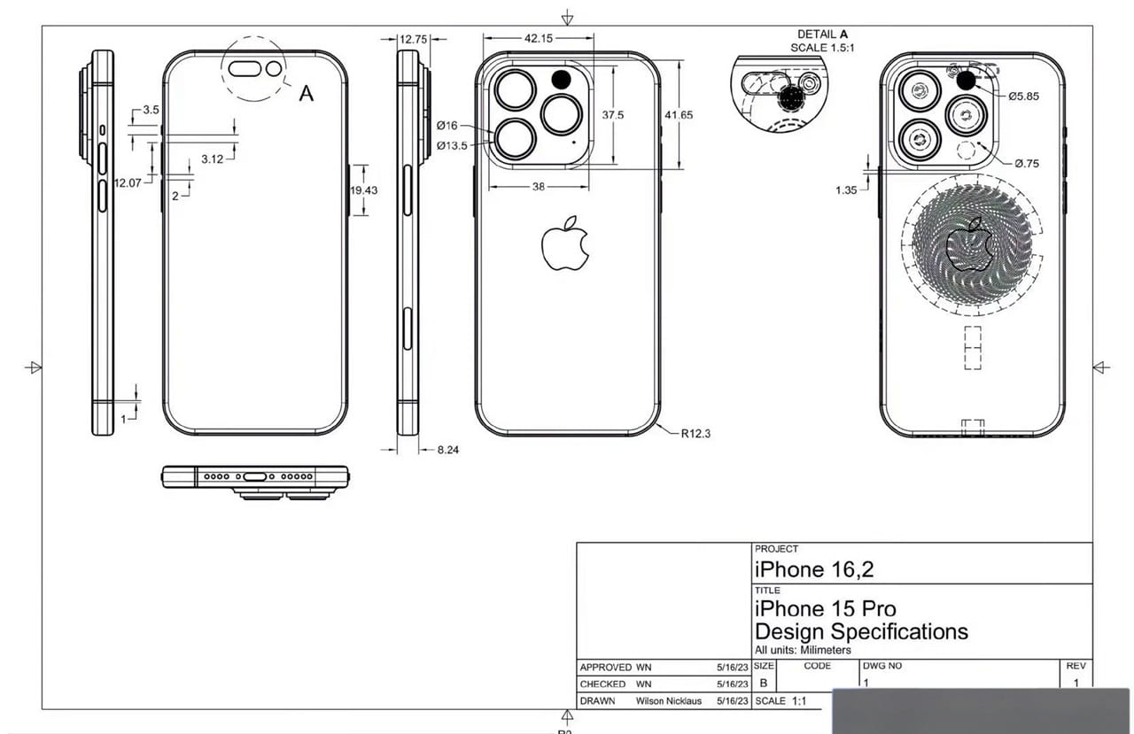 iPhone 15 Pro Şema