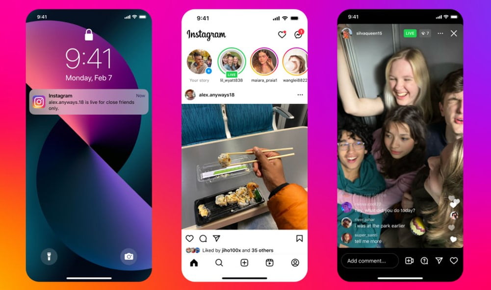 Instagram için yeni bir canlı yayın özelliği