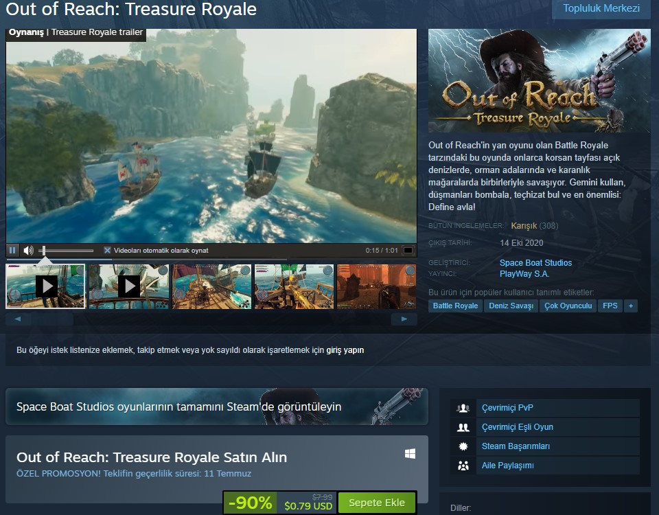 Out of Reach Treasure Royale