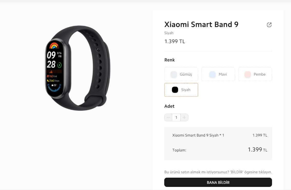 Smart Band 9 3 - PC Hocası